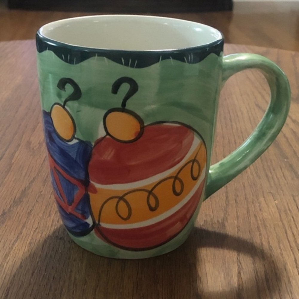 Studio 33 Christmas Ornaments Large 24 oz Hand Painted Mug Cup